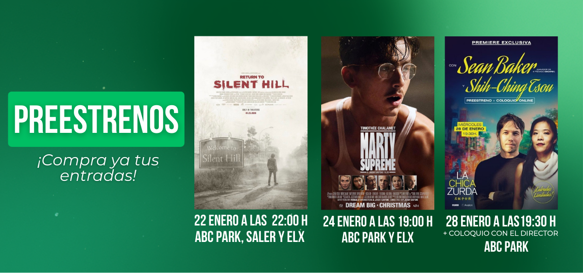 Slider Preestrenos enero'26